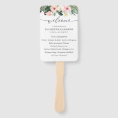 Éventail Symbole du Programme de Cérémonie Tropicale de Pal (Devant)