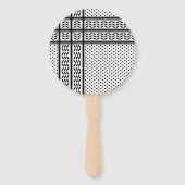 Éventail Symbole Keffiyeh de la Palestine Motif de résistan (Dos)