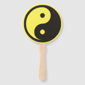 Éventail Symbole Yin Yang - tatouage solide (Dos)