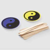 Éventail Symbole Yin Yang - tatouage solide (Non-assemblé)