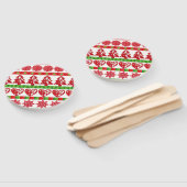 Éventail Symboles de Noël (Non-assemblé)