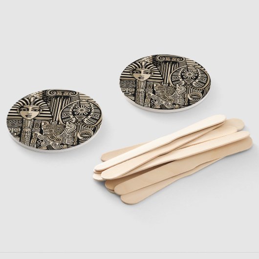 Éventail Symboles historiques anciens Style de tatouage (Non-assemblé)