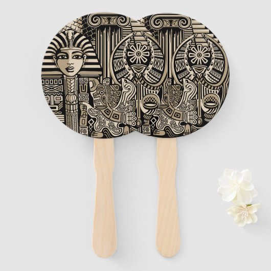 Éventail Symboles historiques anciens Style de tatouage (Devant et derrière)