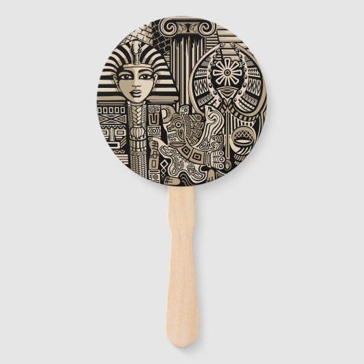 Éventail Symboles historiques anciens Style de tatouage (Devant)