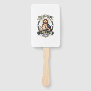 Éventail T-shirt graphique vintage Jesus Thrift Store chass