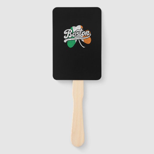 Éventail T-shirt irlandais de Boston (Devant)