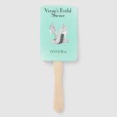 Éventail Talons d'argent sur la monnaie personnelle (Dos)