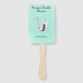 Éventail Talons d'argent sur la monnaie personnelle (Devant)