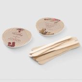 Éventail Tan - Marsala Vin & Twist Pink Hand Fans (Non-assemblé)