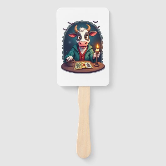 Éventail Tarot de vache de la terreur (Devant)