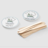 Éventail Tea Cup Tea Party Baby shower Merci (Non-assemblé)