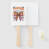 Éventail Teacher Spooky Halloween (Devant et derrière)