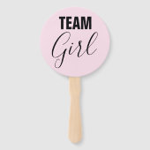 Éventail Team Boy & Team Girl Genre Reveval Party Signes Fa (Dos)