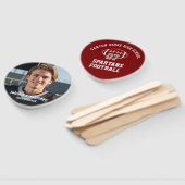 Éventail Team Player Head on a Stick | Set of 10 (Non-assemblé)