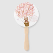 Éventail Teddy Bear Genre Reveal Party Vote Jeu (Dos)