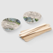 Éventail Teintes de blues pâles (Non-assemblé)