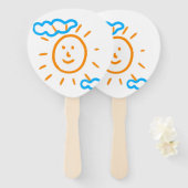 Éventail Télécharger des enfants Dessiner Transformer des e (Devant et derrière)