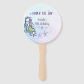 Éventail Tendance des couleurs Sous le thème de la sirène d (Devant)