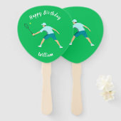 Éventail Tennis (Devant et derrière)