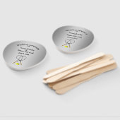 Éventail Tennis Thème Mariage Silver Hand Fan (Non-assemblé)
