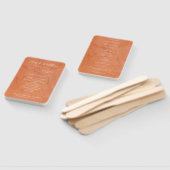 Éventail Terracotta Eucalyptus Burgundy Orange Floral (Non-assemblé)