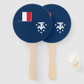 Éventail Terres australes françaises de l'Antarctique (Devant et derrière)