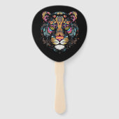 Éventail Tête de tigre (Dos)