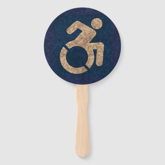 Éventail Texte Handicapé (Devant)