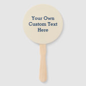 Éventail Texte personnalisé Eventails New York City (Dos)