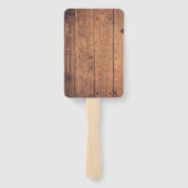 Éventail Texture en bois (Dos)