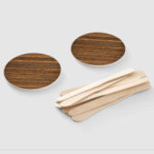 Éventail Texture en bois (Non-assemblé)