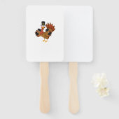 Éventail Thanksgiving Weighlifting Maman Papa Drôle Entraîn (Devant et derrière)