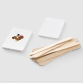 Éventail Thanksgiving Weighlifting Maman Papa Drôle Entraîn (Non-assemblé)