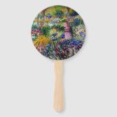 Éventail The Iris Garden by Claude Monet (Dos)