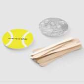 Éventail Thème de tennis Anniversaire ou mariage photo (Non-assemblé)