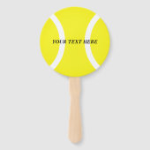 Éventail Thème de tennis Anniversaire ou mariage photo (Devant)