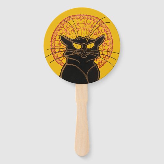 Éventail Theophile Steinlen - Le Chat Noir Vintage (Devant)