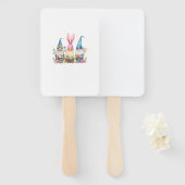 Éventail Three Gnome Easter Gnome Easter Egg T-Shirt (Devant et derrière)