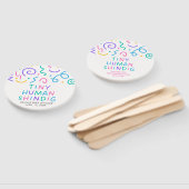 Éventail Tiny Human Shindig Baby Shower (Non-assemblé)