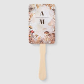 Éventail Toadstool champignon Mariage forestier enchanté (Devant)