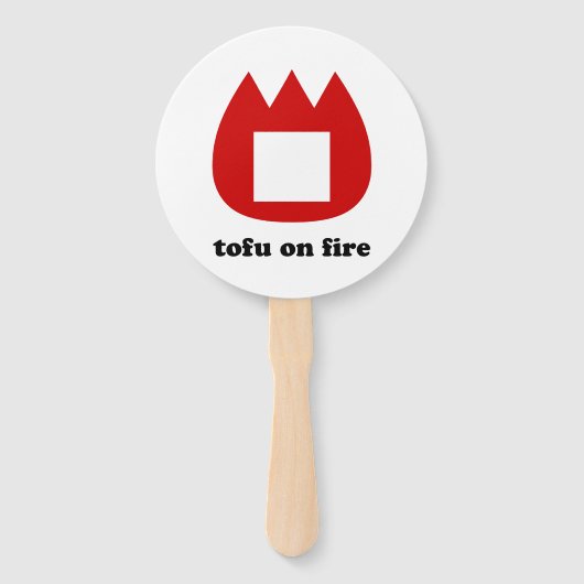 Éventail 📛 tofu en feu (Devant)