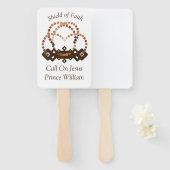 Éventail Tons d'un prince garçon Pleine armure de Dieu (Devant et derrière)