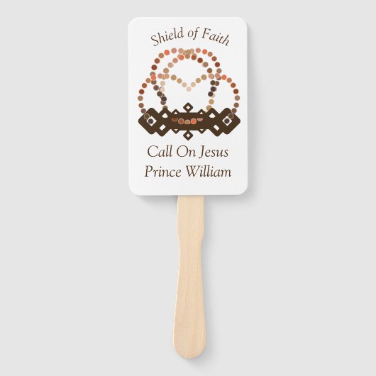 Éventail Tons d'un prince garçon Pleine armure de Dieu (Devant)