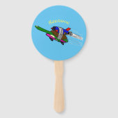 Éventail Tortue volante (Dos)