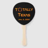Éventail Totalement Texas 2024 Solar Eclipse (Dos)