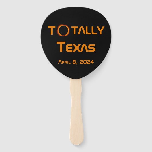 Éventail Totalement Texas 2024 Solar Eclipse (Devant)