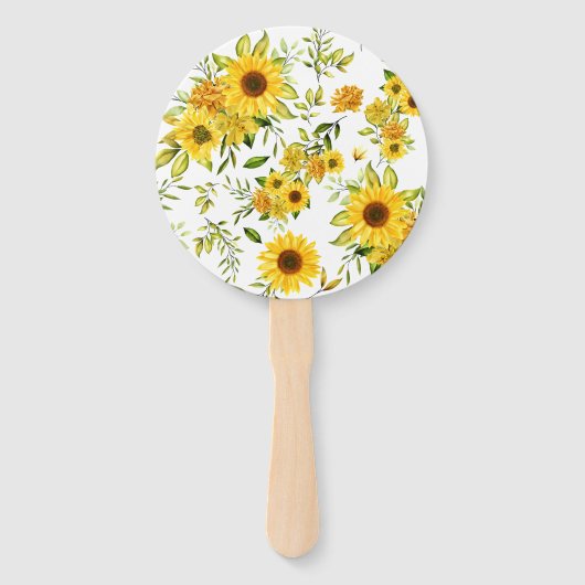 Éventail Tournesol 8 (Dos)
