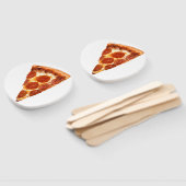 Éventail tranche de pizza pepperoni classique de SlipperyJo (Non-assemblé)
