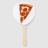 Éventail tranche de pizza pepperoni classique de SlipperyJo (Dos)