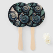 Éventail Trésors Marins (Devant et derrière)